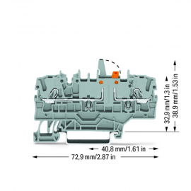 WAGO | 2002-1971/401-000 | 2-CONDUCTOR DISCONNECT/TEST TERMI