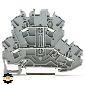 WAGO | 2002-2208 | DOUBLE-DECK TERMINAL BLOCK; 4-CONDUCTOR T