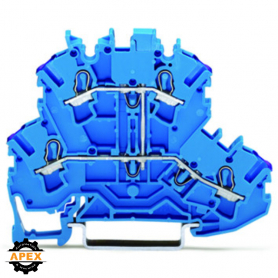 WAGO | 2002-2209 | DOUBLE-DECK TERMINAL BLOCK; 4-CONDUCTOR T