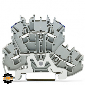 WAGO | 2002-2218 | DOUBLE-DECK TERMINAL BLOCK; SHIELD/THROUG