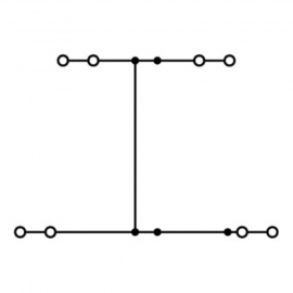 WAGO | 2002-2438 | 4-CONDUCTOR DOUBLE DECK TERMINAL BLOCK; 8