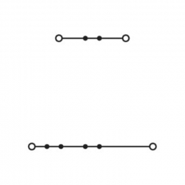 WAGO | 2002-2603 | DOUBLE-DECK TERMINAL BLOCK; THROUGH/THROU