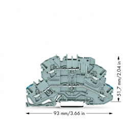 WAGO | 2002-2662 | DOUBLE-DECK CARRIER TERMINAL BLOCK; N/L;