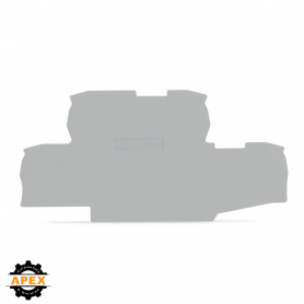 WAGO | 2002-2791 | END PLATE; 0.8 MM THICK; GRAY