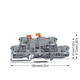 WAGO | 2002-2951 | DOUBLE-DECK, DOUBLE-DISCONNECT TERMINAL B