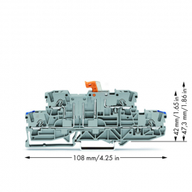 WAGO | 2002-2972 | DOUBLE-DECK DISCONNECT TERMINAL BLOCK; WI