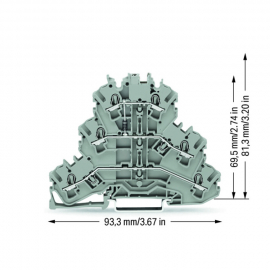 WAGO | 2002-3211/1000-410 | COMPONENT TERMINAL BLOCK; TRIPLE