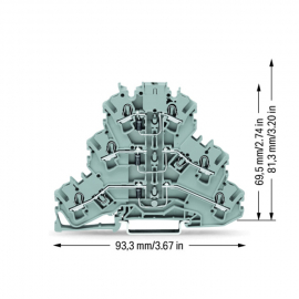 WAGO | 2002-3212/1000-673 | COMPONENT TERMINAL BLOCK; TRIPLE