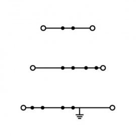 WAGO | 2002-3227 | TRIPLE-DECK TERMINAL BLOCK; GROUND CONDUC