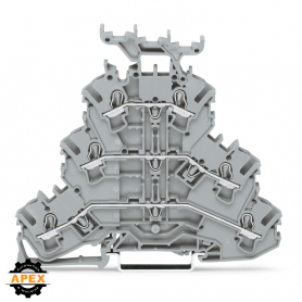 WAGO | 2002-3231 | TRIPLE-DECK TERMINAL BLOCK; THROUGH/THROU