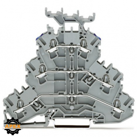 WAGO | 2002-3233 | TRIPLE-DECK TERMINAL BLOCK; THROUGH/THROU