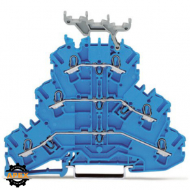 WAGO | 2002-3234 | TRIPLE-DECK TERMINAL BLOCK; THROUGH/THROU