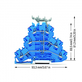 WAGO | 2002-3239 | TRIPLE-DECK TERMINAL BLOCK; 6-CONDUCTOR T
