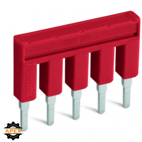 PUSH-IN TYPE JUMPER BAR; INSULATED; 8-WAY; NOMINAL CURRENT 2