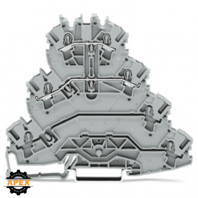 WAGO | 2002-4141 | QUADRUPLE-DECK RAIL-MOUNTED TERMINAL BLOC