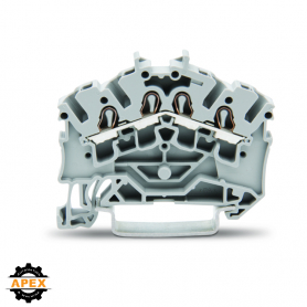 WAGO | 2002-6401 | 4-CONDUCTOR THROUGH TERMINAL BLOCK; 2.5 M