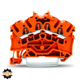 WAGO | 2002-6402 | 4-CONDUCTOR THROUGH TERMINAL BLOCK; 2.5 M