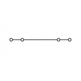 WAGO | 2002-6402 | 4-CONDUCTOR THROUGH TERMINAL BLOCK; 2.5 M