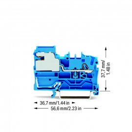 WAGO | 2002-7114 | 1-CONDUCTOR N-DISCONNECT TERMINAL BLOCK;