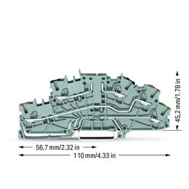 WAGO | 2003-6643 | MULTILEVEL INSTALLATION TERMINAL BLOCK; 4