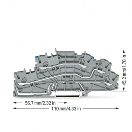 WAGO | 2003-6646 | MULTILEVEL INSTALLATION TERMINAL BLOCK; 4