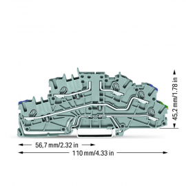 WAGO | 2003-6661 | MULTILEVEL INSTALLATION TERMINAL BLOCK; 4