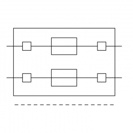 WAGO | 2003-911 | DOUBLE FUSE PLUG FOR 5 X 20 MM MINIATURE M