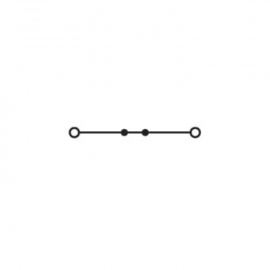 WAGO | 2004-1205 | 2-CONDUCTOR THROUGH TERMINAL BLOCK; 4 MM²