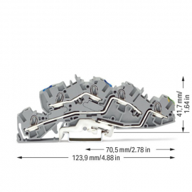 WAGO | 2005-7646 | MULTILEVEL INSTALLATION TERMINAL BLOCK; 6