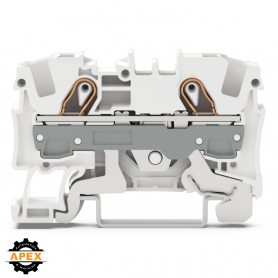WAGO | 2006-1208 | 2-CONDUCTOR SHIELD TERMINAL BLOCK; 6 MM²;