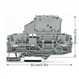 WAGO | 2006-1611 | 2-CONDUCTOR FUSE TERMINAL BLOCK; WITH PIV