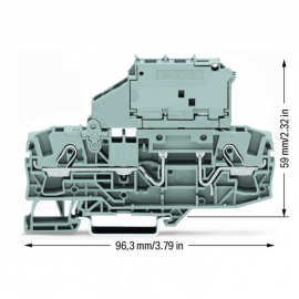 WAGO | 2006-1631 | 2-CONDUCTOR FUSE TERMINAL BLOCK; WITH PIV