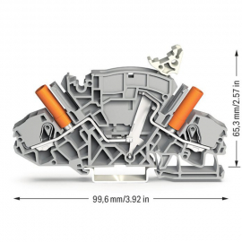 WAGO | 2007-8811 | 2-CONDUCTOR DISCONNECT/TEST TERMINAL BLOC