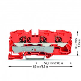 WAGO | 2010-1302 | 3-CONDUCTOR THROUGH TERMINAL BLOCK; 10 MM