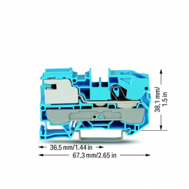 WAGO | 2010-7114 | 1-CONDUCTOR N-DISCONNECT TERMINAL BLOCK;