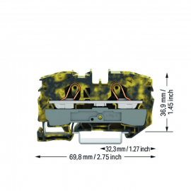 WAGO | 2016-1201/000-053 | 2-CONDUCTOR THROUGH TERMINAL BLOC