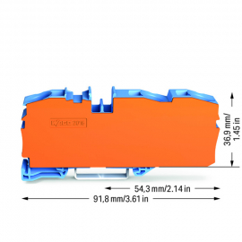 WAGO | 2016-1304/2016-1392 | 3-CONDUCTOR THROUGH TERMINAL BL