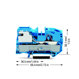 WAGO | 2016-7114 | 1-CONDUCTOR N-DISCONNECT TERMINAL BLOCK;