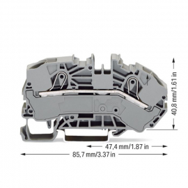 WAGO | 2016-7601 | 2-CONDUCTOR SUPPLY TERMINAL BLOCKS FOR DI