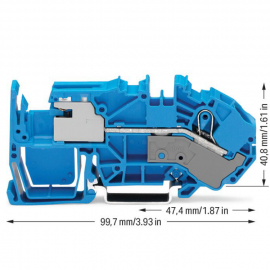 WAGO | 2016-7714 | 1-CONDUCTOR N-DISCONNECT TERMINAL BLOCK;