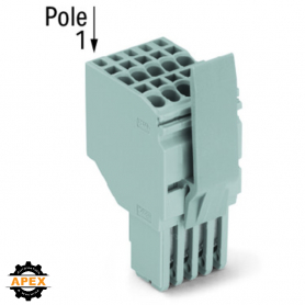 WAGO | 2020-202/122-000 | 2-CONDUCTOR FEMALE CONNECTOR; LOCK