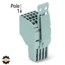 WAGO | 2020-203/142-000 | 2-CONDUCTOR FEMALE CONNECTOR; STRA