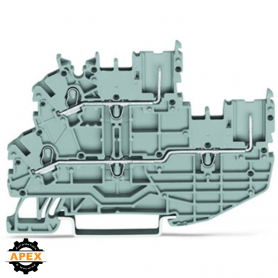 WAGO | 2020-2203 | 1-CONDUCTOR/1-PIN DOUBLE DECK RECEPTACLE