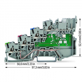 WAGO | 2020-5417/1102-950 | 4-CONDUCTOR SENSOR TERMINAL BLOC