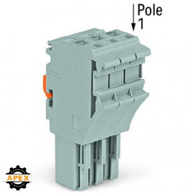WAGO | 2022-102/999-953 | 1-CONDUCTOR FEMALE PLUG; 2.5 MM²;