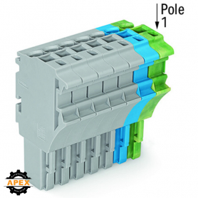 WAGO | 2022-108/000-038 | 1-CONDUCTOR FEMALE PLUG; 2.5 MM²;