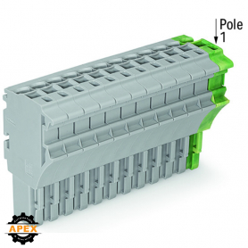 1-CONDUCTOR FEMALE PLUG; 2.5 MM²; 14-POLE; 2,50 MM²; GRAY, G