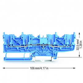 WAGO | 2022-1804 | X-COM S 4-PIN CARRIER TERMINAL BLOCK; FOR