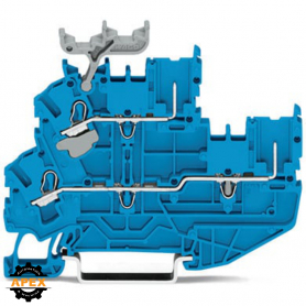 WAGO | 2022-2204 | 1-CONDUCTOR/1-PIN DOUBLE DECK RECEPTACLE