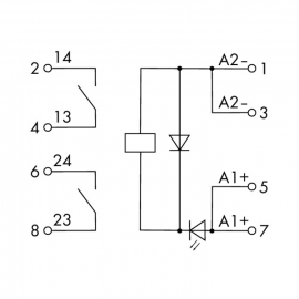 WAGO | 2042-3014 | REL DC 24V